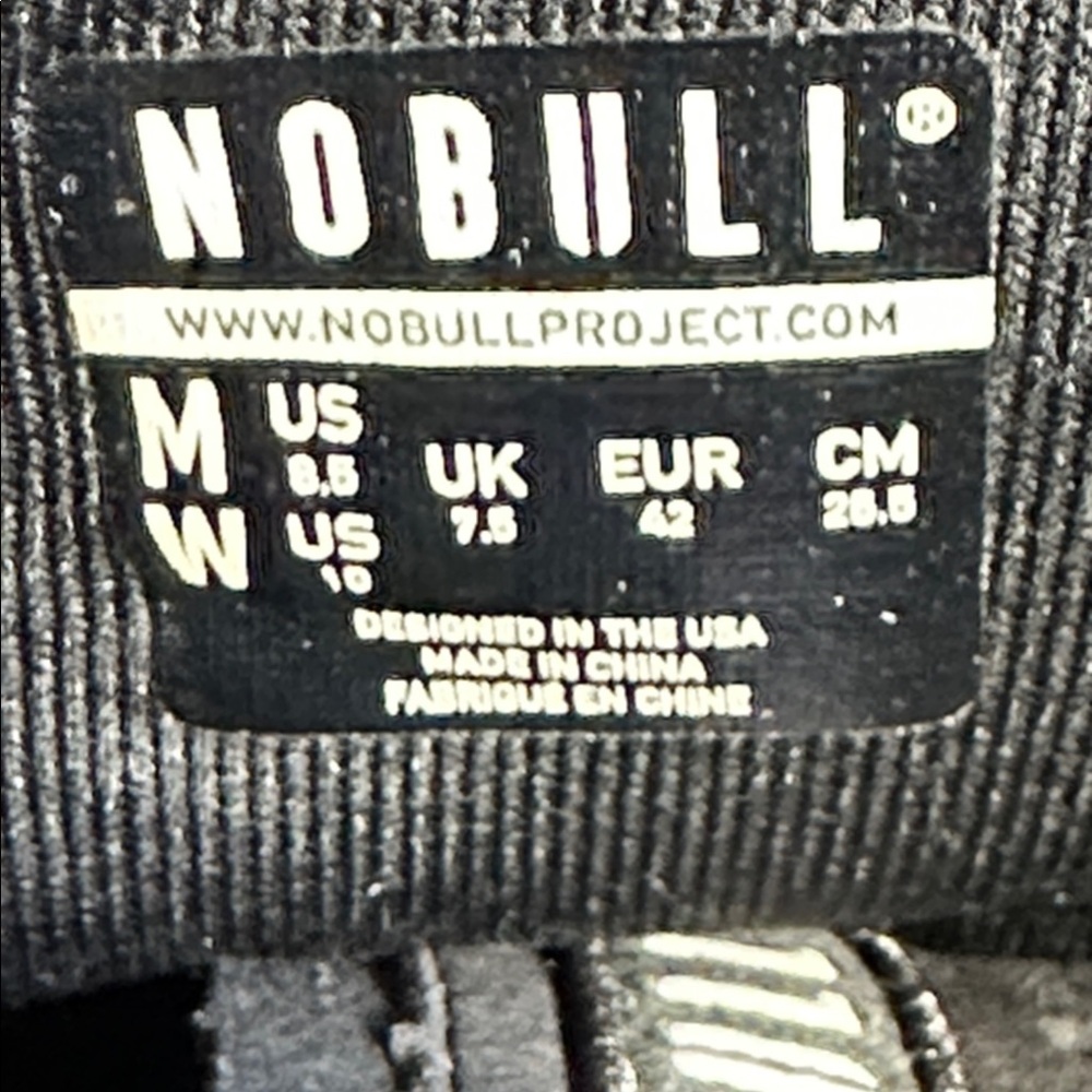 NOBULL High Top Canvas Trainer Shoes - Picture 8 of 8